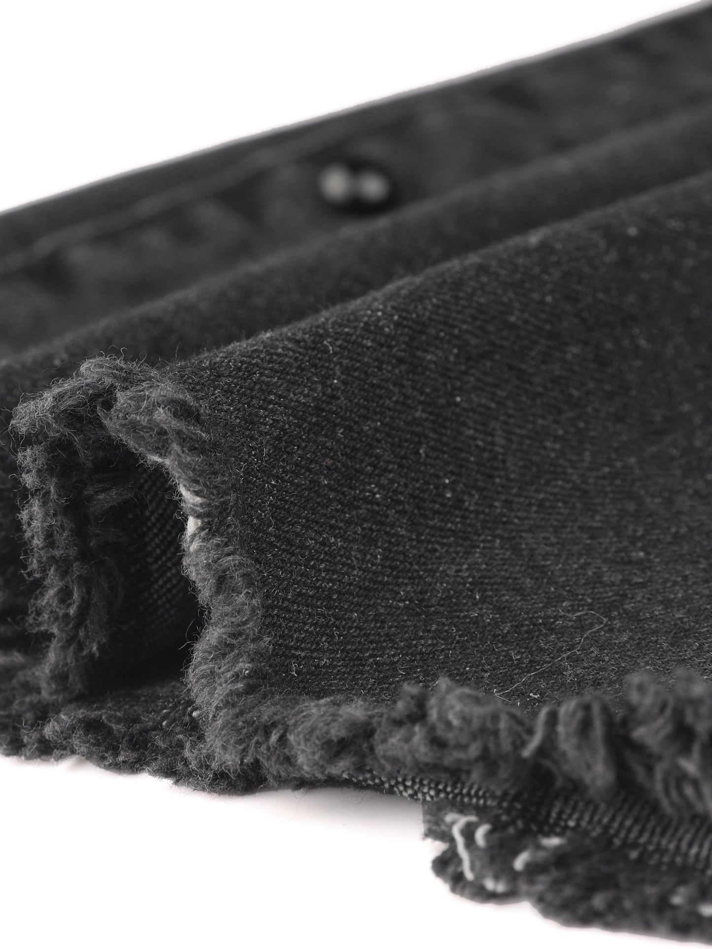 Pantalones vaqueros acampanados elásticos informales con dobladillo sin rematar y cuentas para mujer