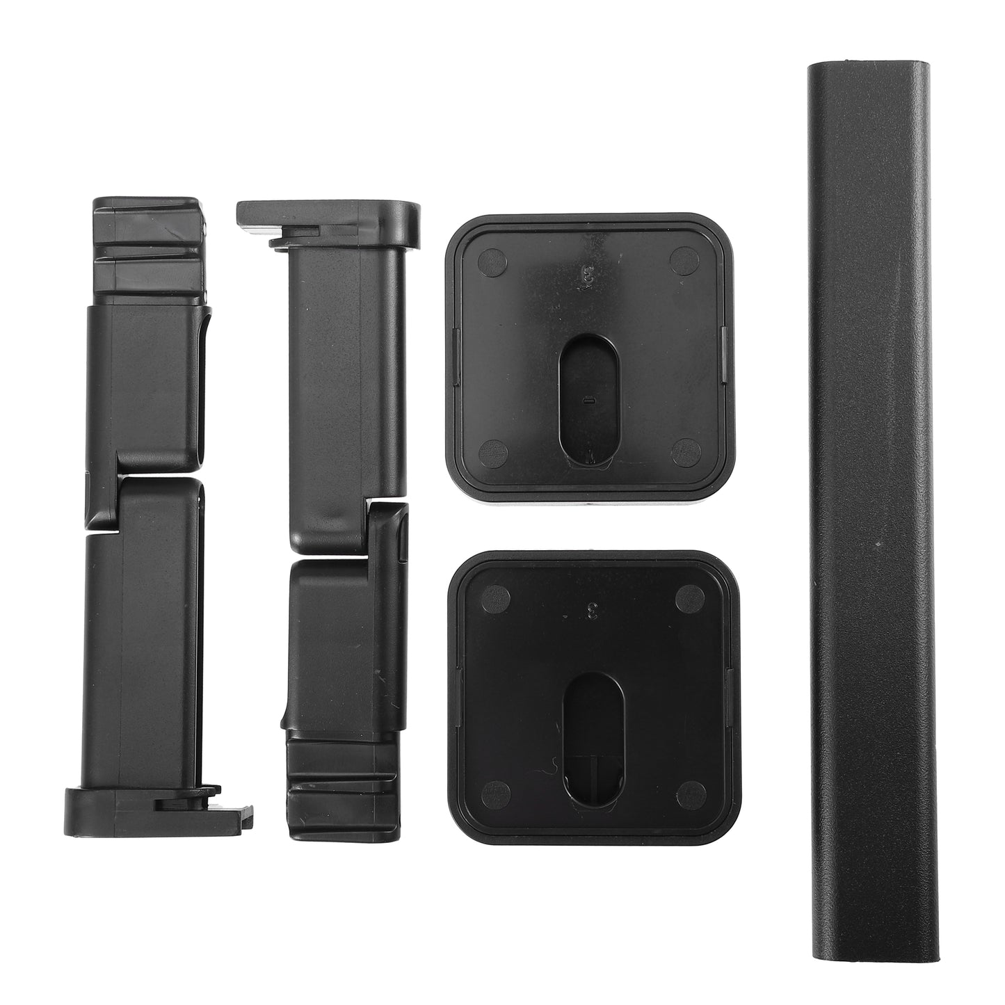 1 Set Wall Mounted Towel Rack Organizer, No Drill for Bathroom, 12.80"x2.95"x2.36" Black