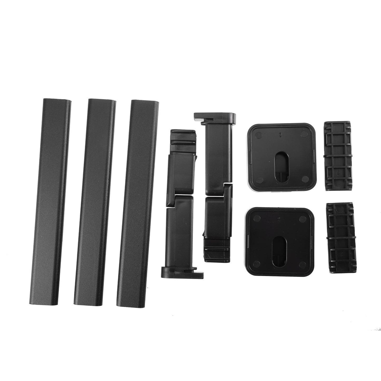 1 Set Wall Mounted Towel Rack Organizer, No Drill for Bathroom, 27.56"x2.95"x2.36" Black