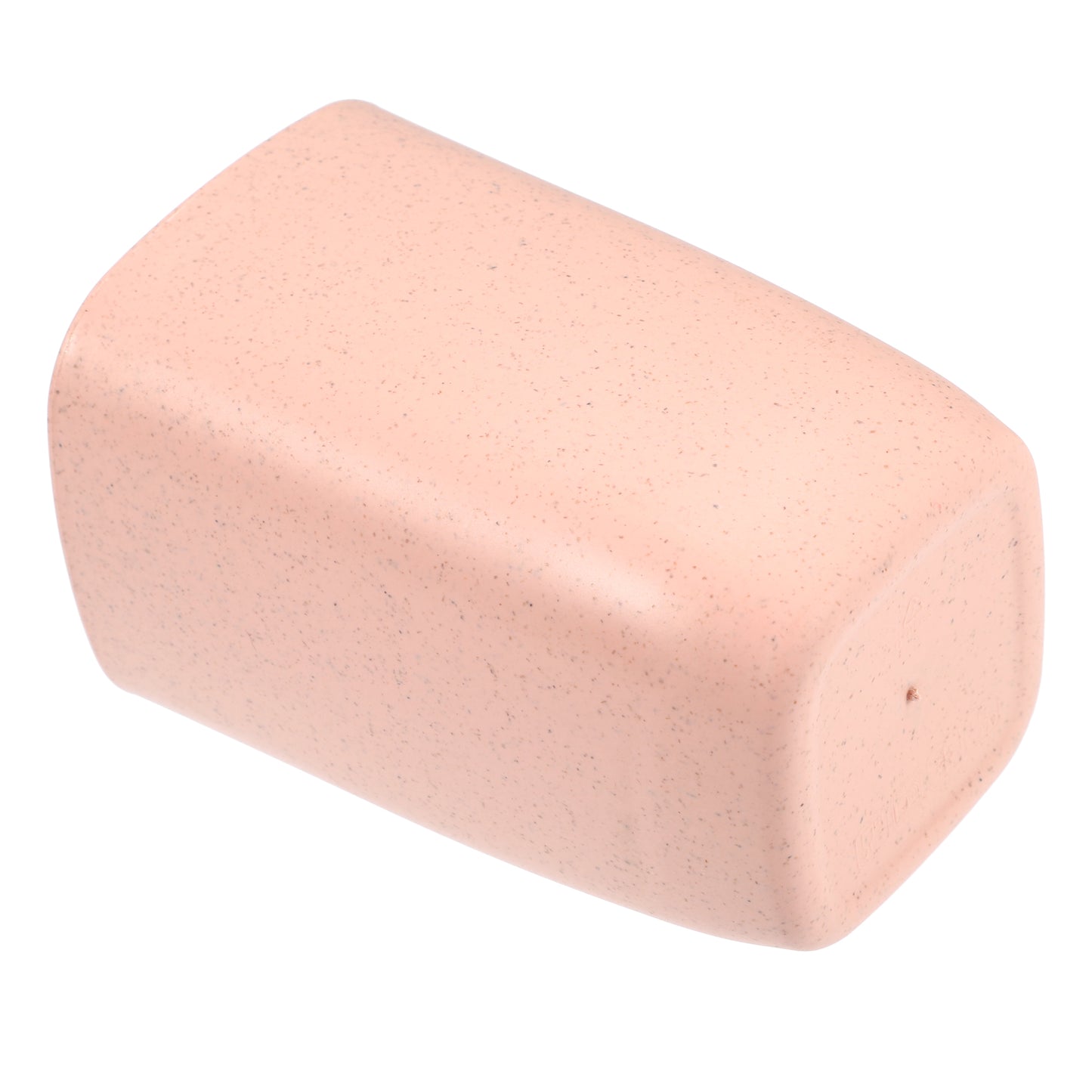 Square Shape Bathroom Tumblers PP Cup for Bathroom 4.09"x2.76" Pink
