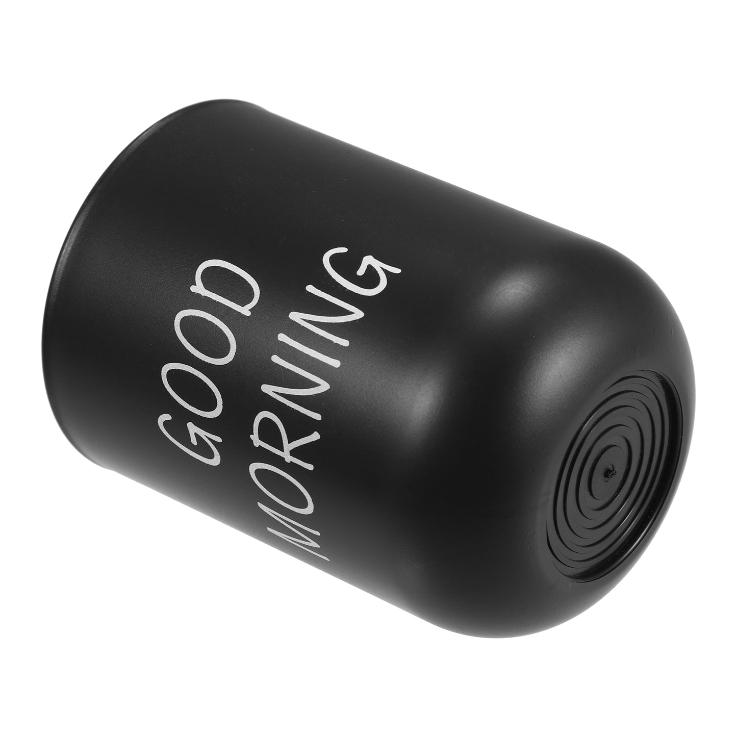 Bathroom Toothbrush Tumblers Plastic Cups 3.94"x2.83" Black