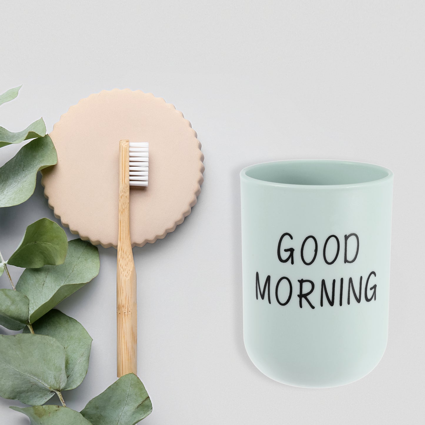 Bathroom Toothbrush Tumblers Plastic Cups 3.94"x2.83" Blue