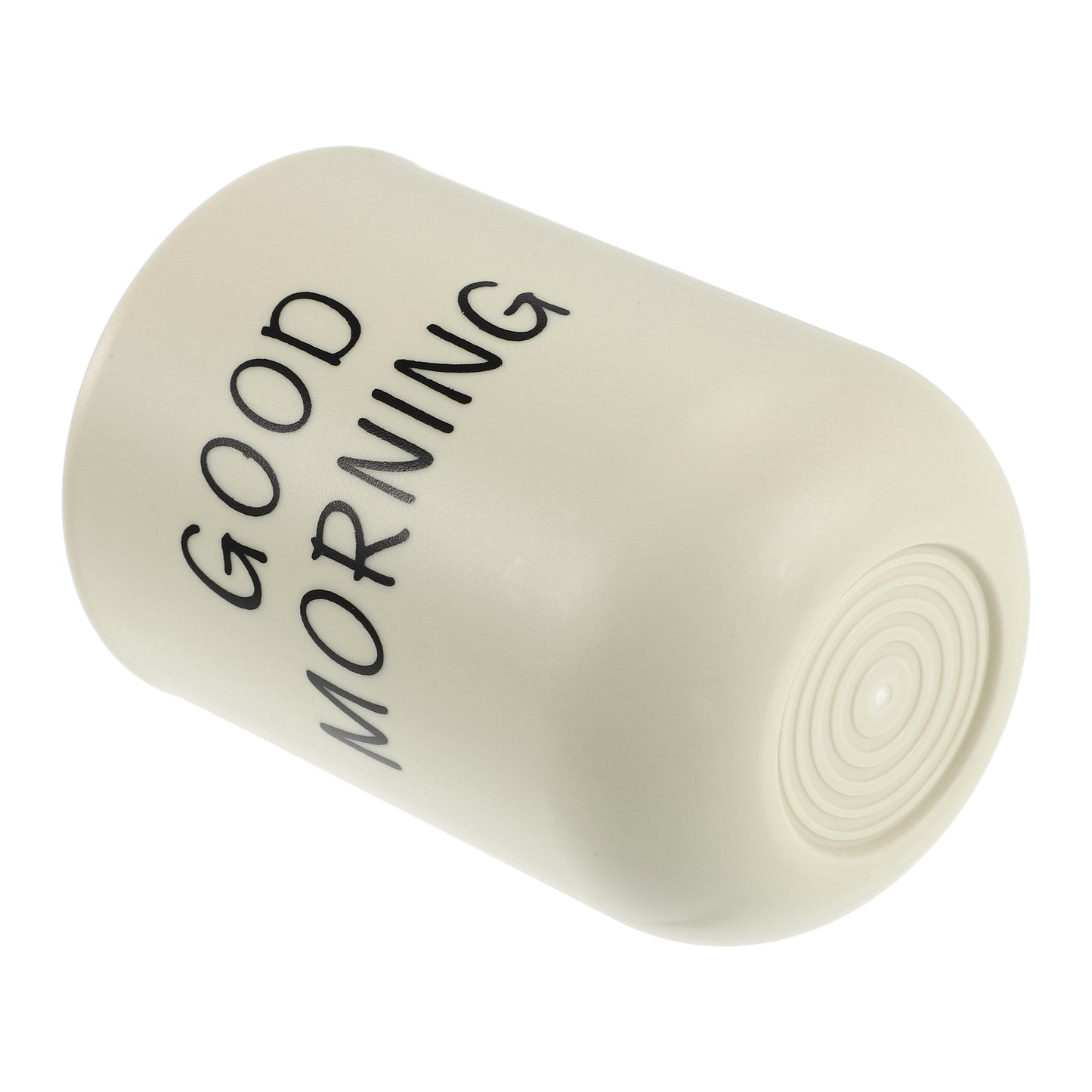 Bathroom Toothbrush Tumblers Plastic Cups 3.94"x2.83" Khaki