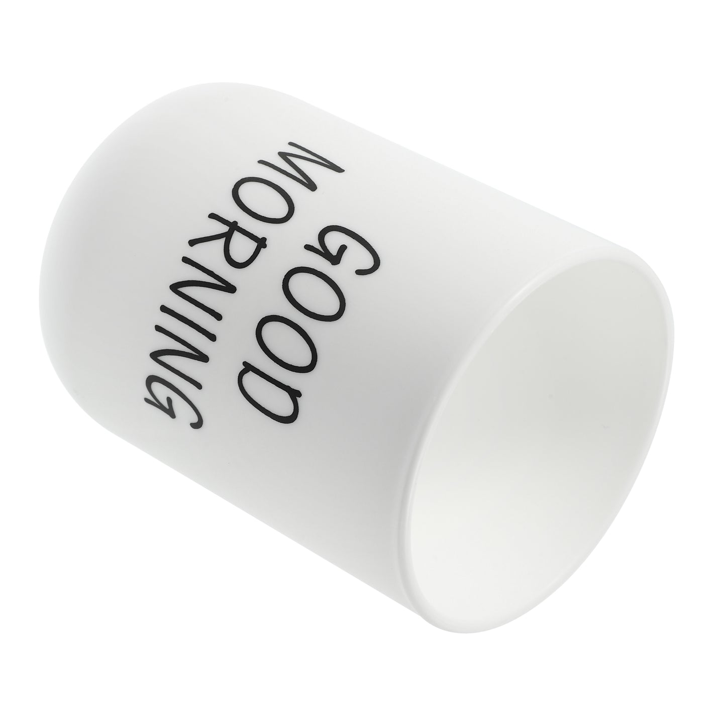 Bathroom Toothbrush Tumblers Plastic Cups 3.94"x2.83" White