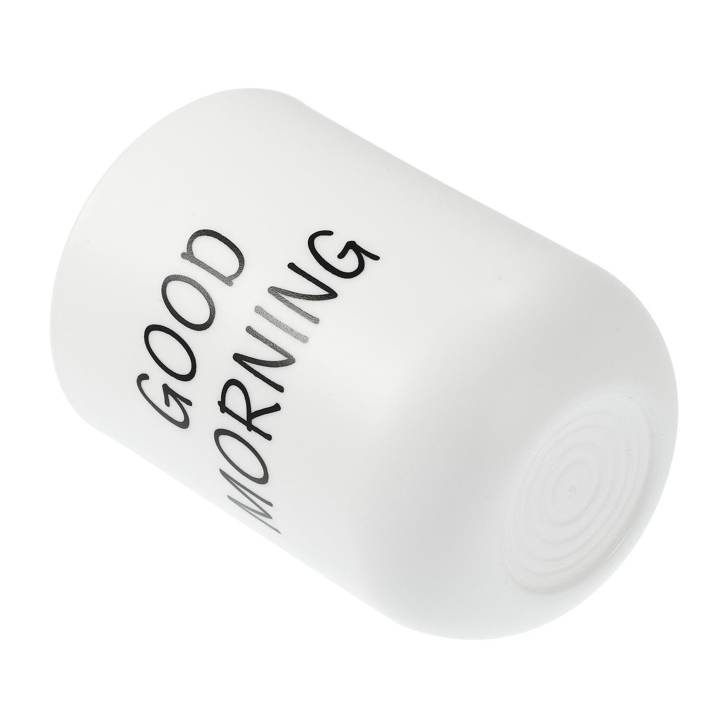 Bathroom Toothbrush Tumblers Plastic Cups 3.94"x2.83" White