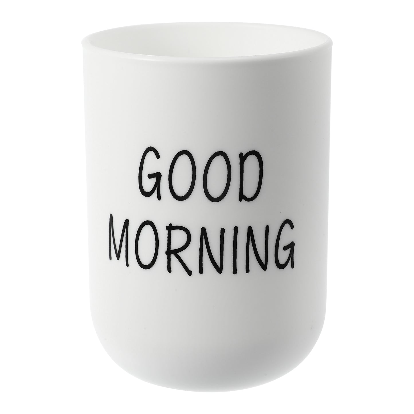 Bathroom Toothbrush Tumblers Plastic Cups 3.94"x2.83" White