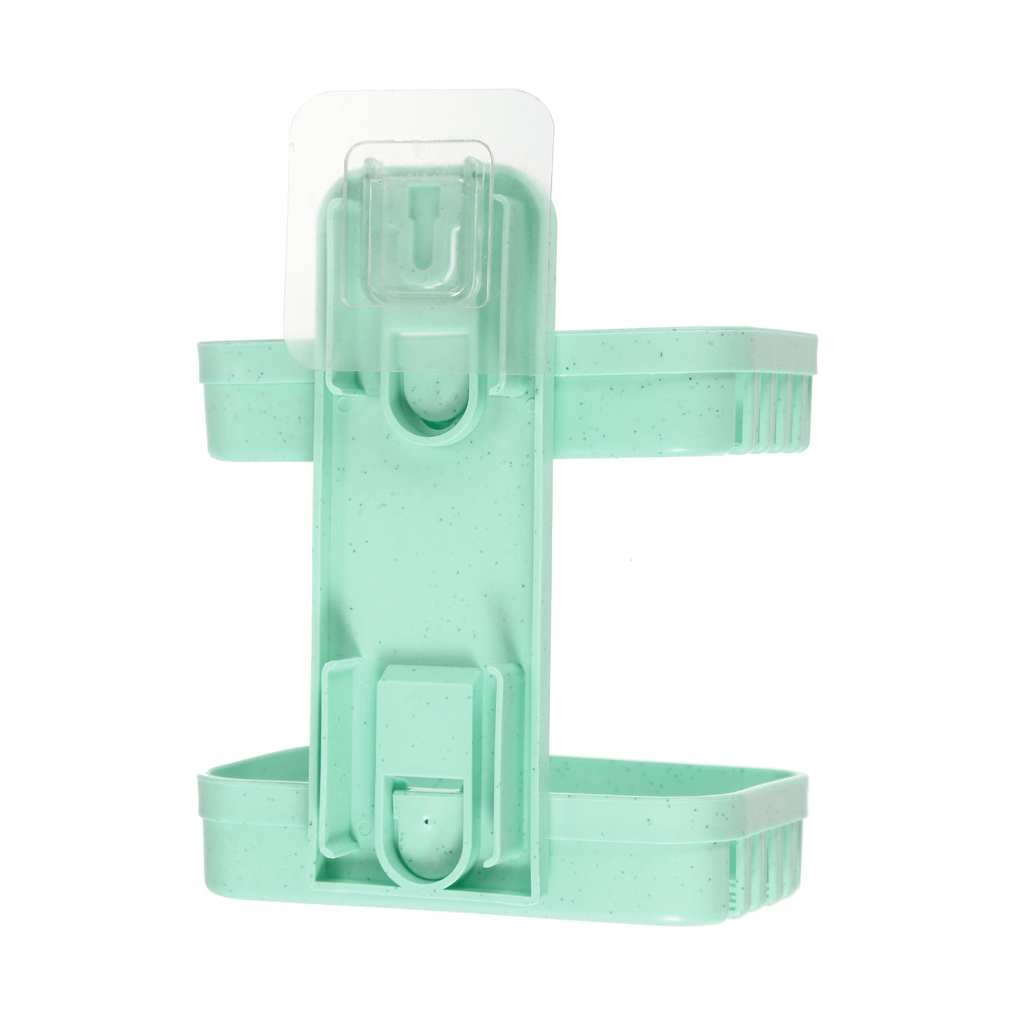 1 Pc Plastic Soap Dish Drill Free Soap Holder for Bathroom Green