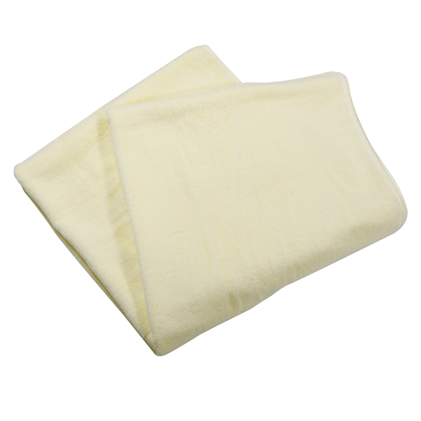 1 Pc Classic Soft Absorbent Cotton Bath Towel, Yellow 55.12"x27.17"