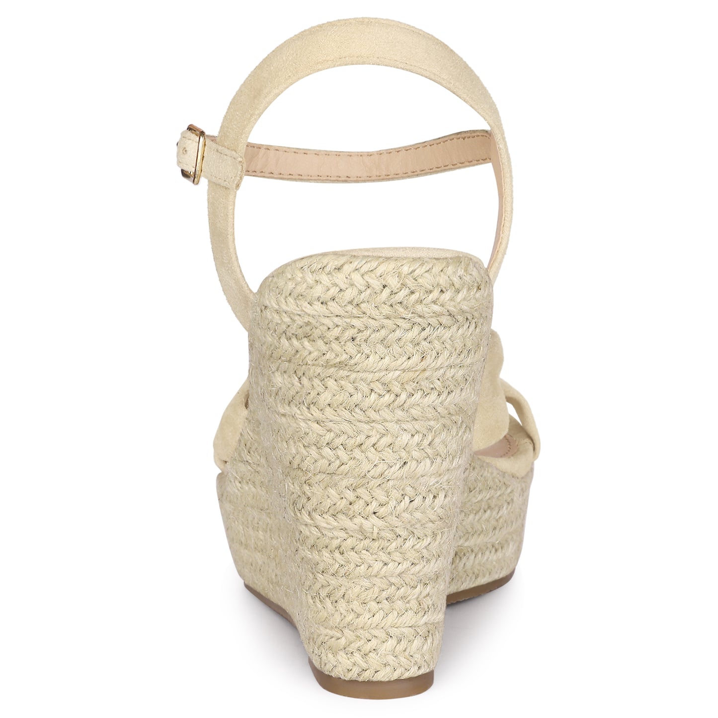 Sandalias de plataforma con tacón de cuña y alpargatas para mujer