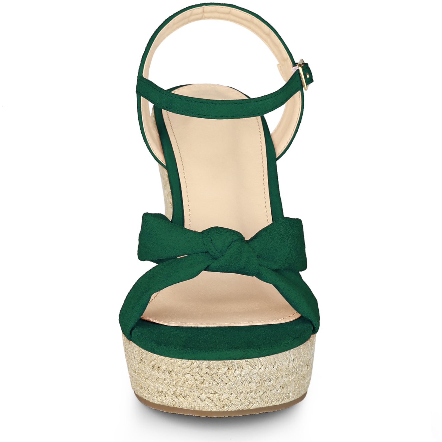 Sandalias de plataforma con tacón de cuña y alpargatas para mujer