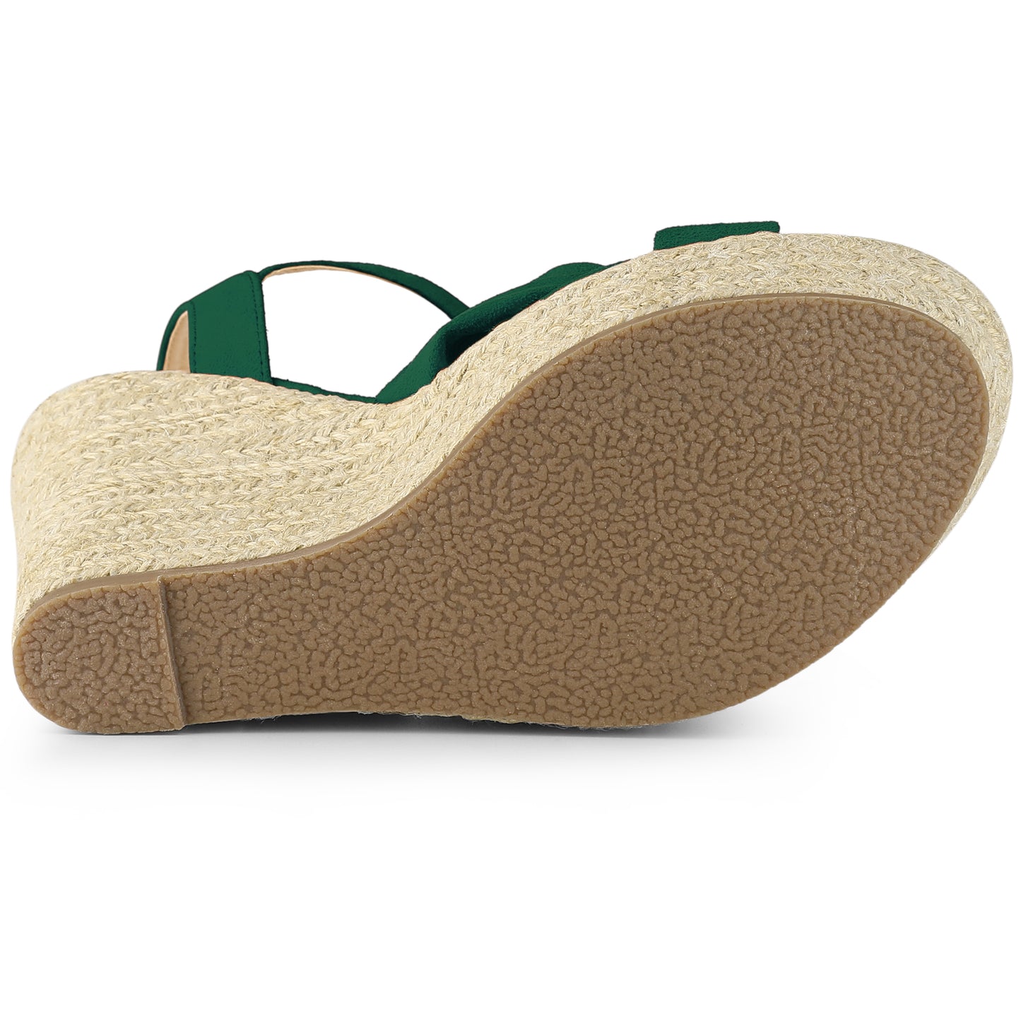 Sandalias de plataforma con tacón de cuña y alpargatas para mujer