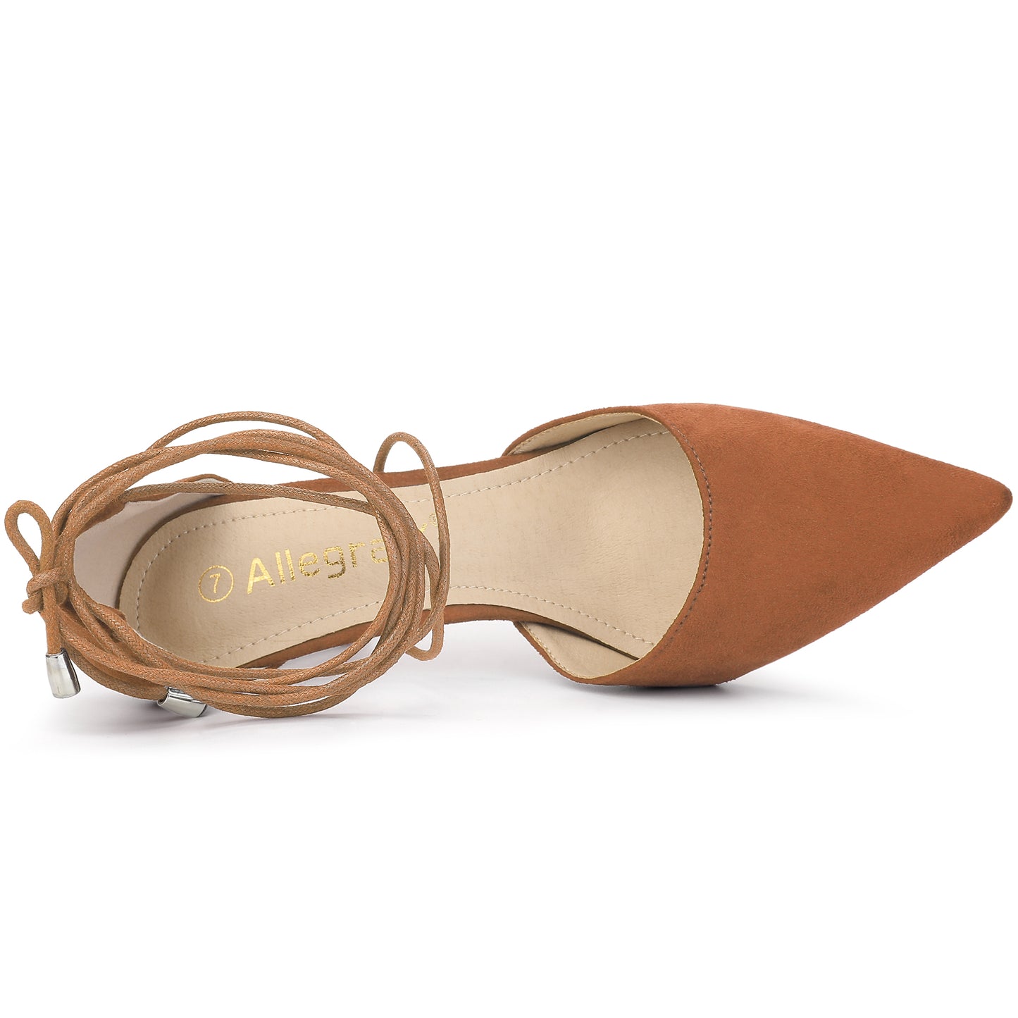 Women's Pointed Toe Dress Pumps Lace Up Stiletto Heels Sandals