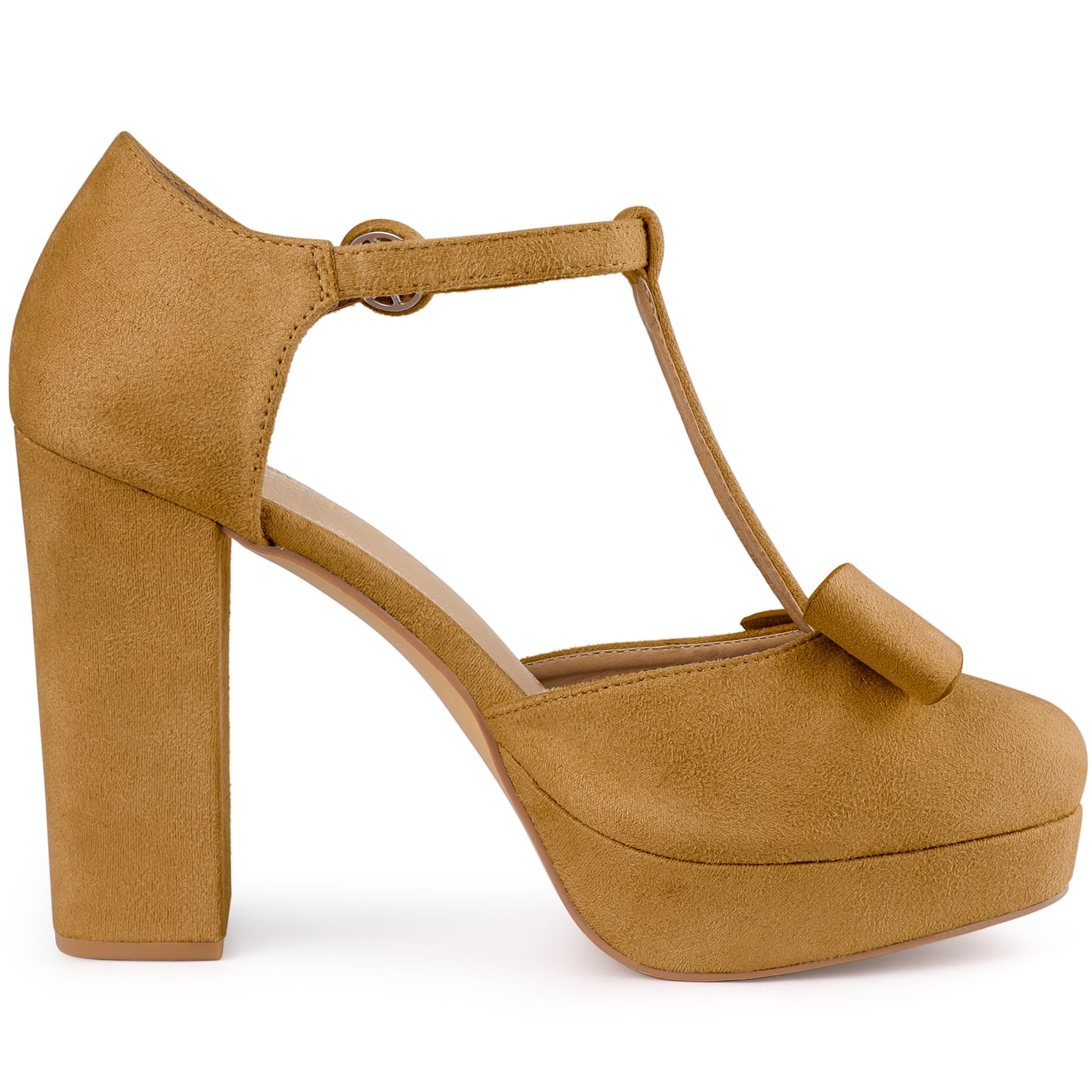 Zapatos de vestir Mary Jane con plataforma y tacón grueso para mujer
