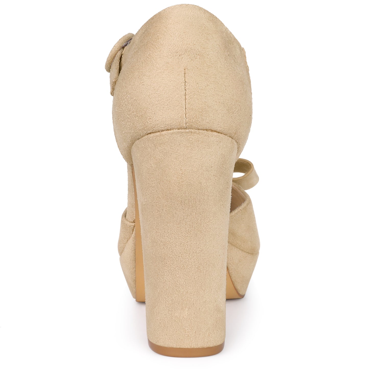 Zapatos de vestir Mary Jane con plataforma y tacón grueso para mujer