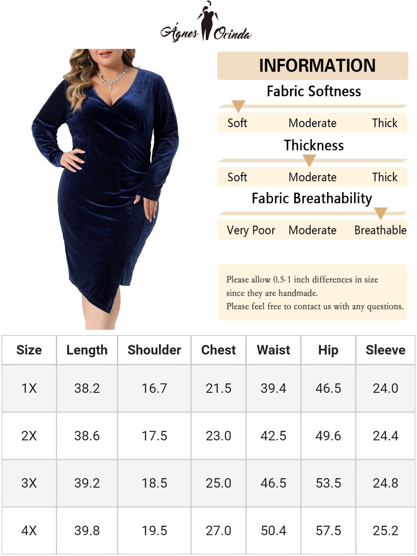 Women Plus Size Dresses Long Sleeve Velvet Bodycon Wrap V Neck Ruched Sexy Party Cocktail Dress