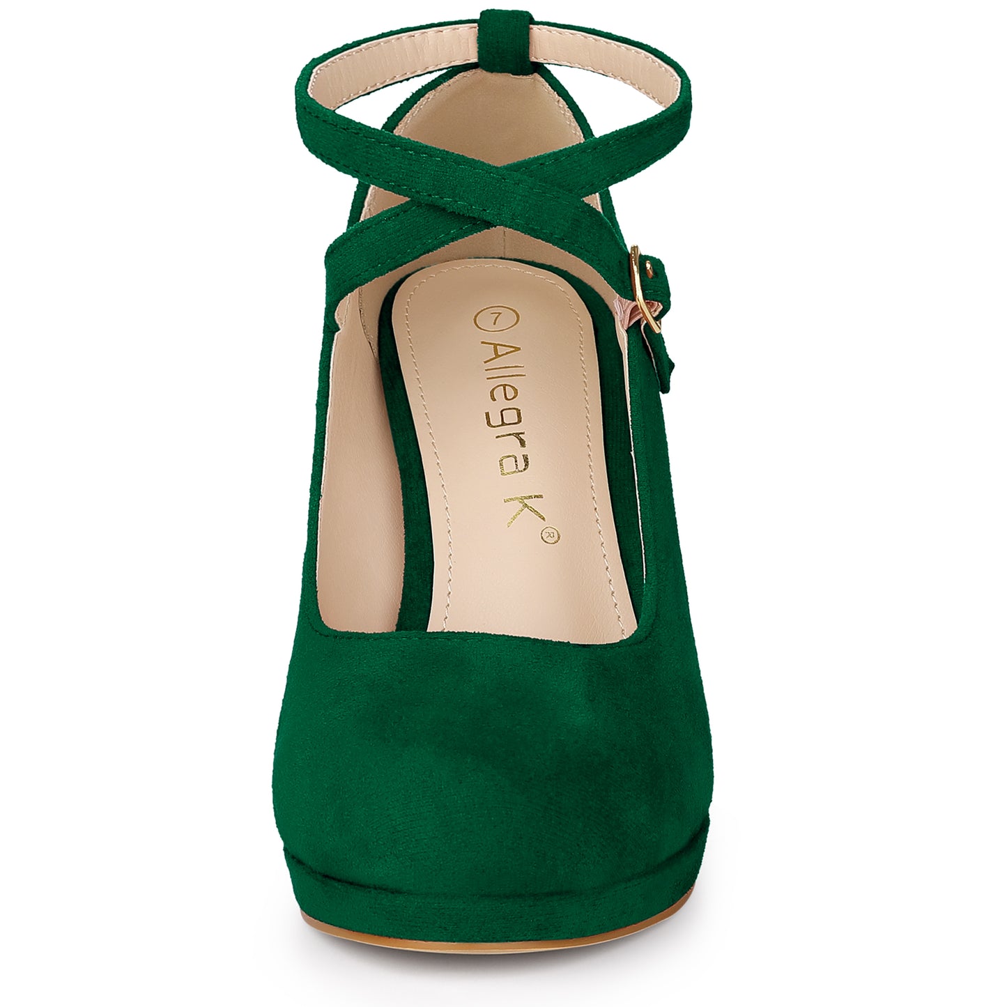 Zapatos Mary Jane con plataforma y tiras cruzadas para mujer