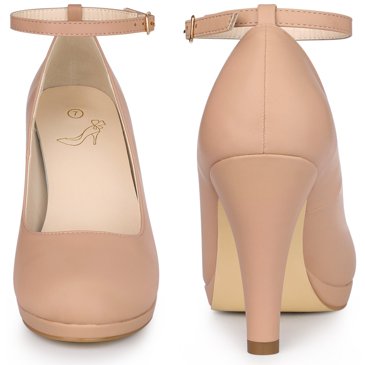 Zapatos Mary Jane para mujer con tiras en el tobillo y tacón alto de aguja