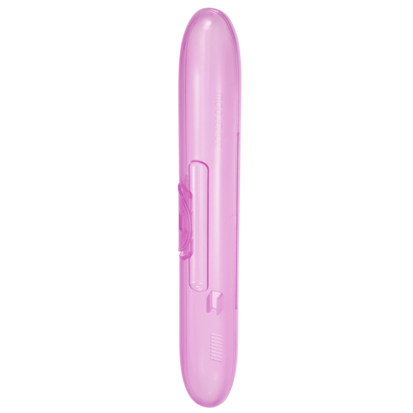 1 Pc Portable Toothbrush Cases Plastic Traveling Toothbrush Holder, 8.46"x1.18"x1.14" Purple