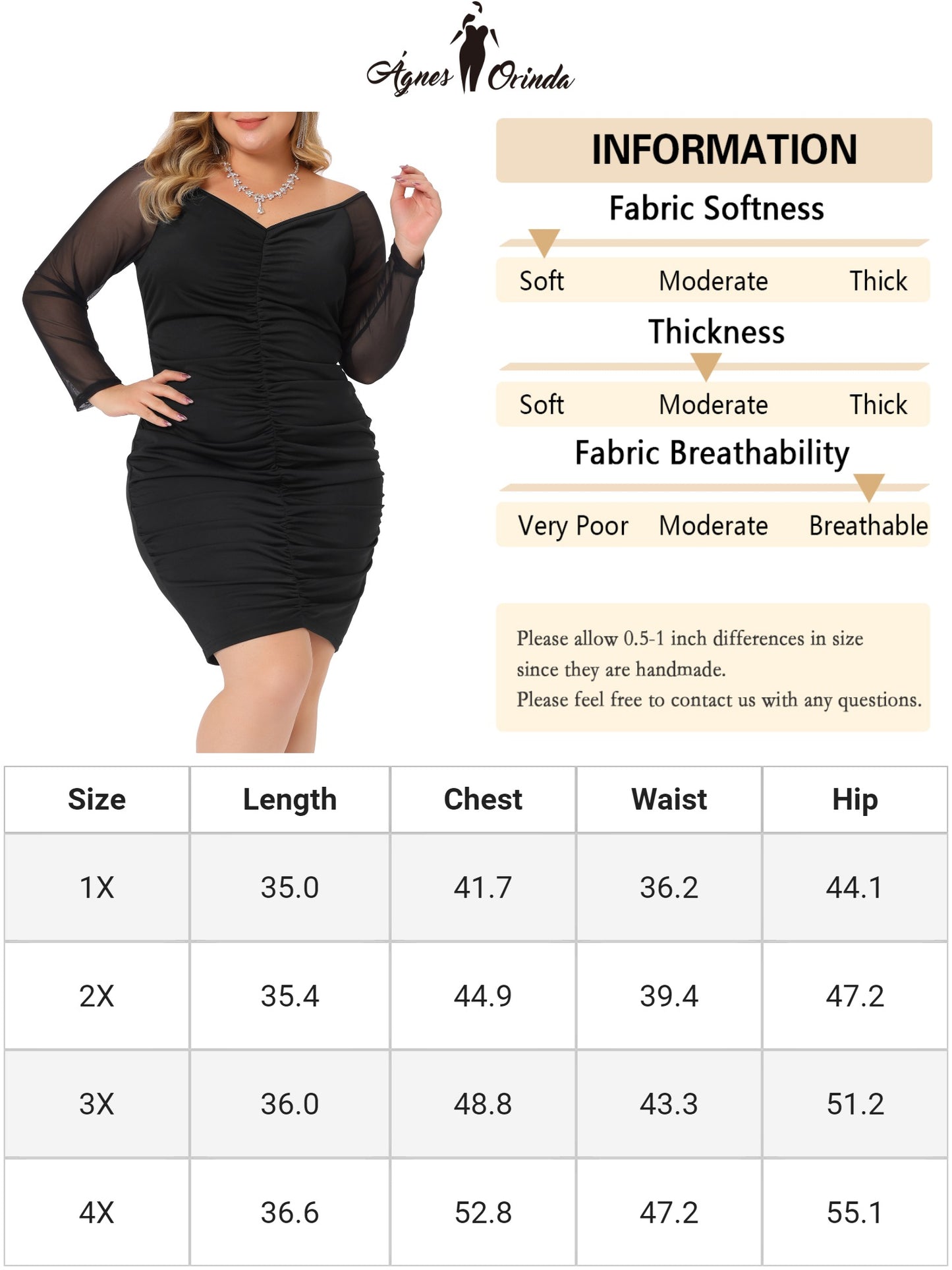Women Plus Size Bodycon Dress Sexy Elegant Off Shoulder Mesh Long Sleeve Ruched Party Cocktail Dress
