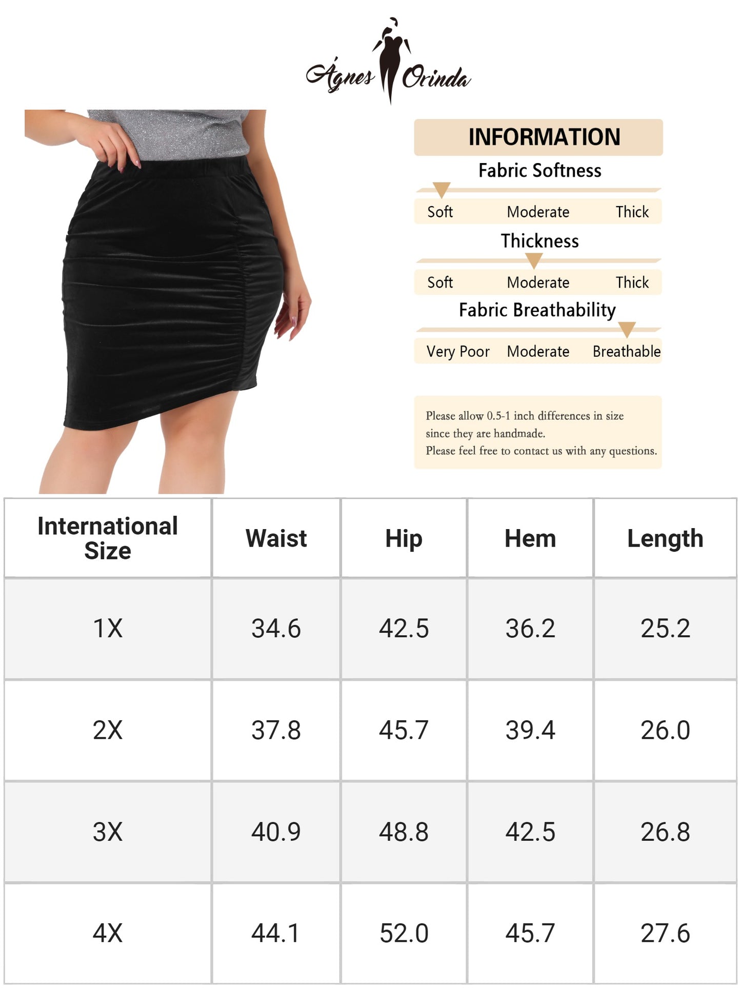 Women Plus Size Velvet Skirt Stretch High Waist Ruched Pencil Bodycon Mini Club Skirt