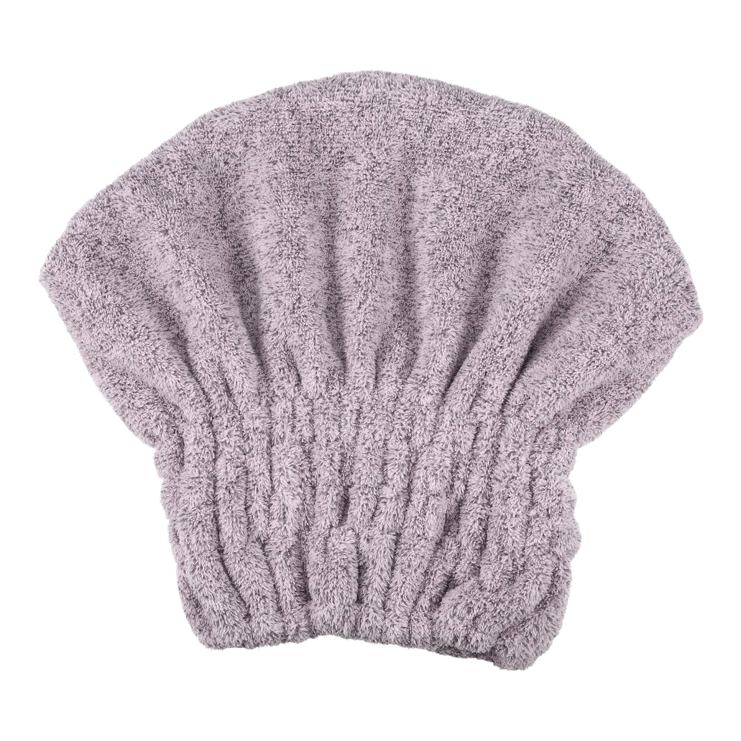 Charcoal Fiber Hair Drying Towel Strong Absorbent Lightweight Dry Cap Purple