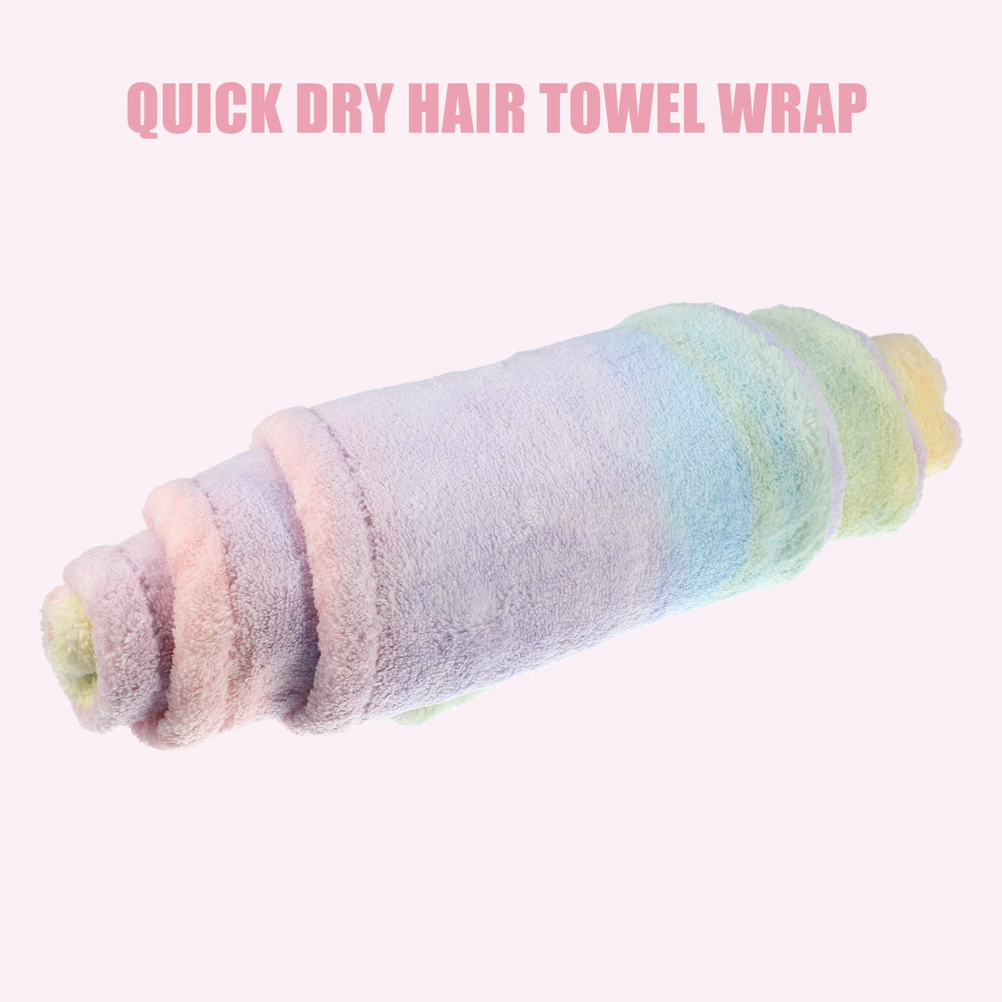 Hair Drying Towel, Quick Drying Lightweight Towel Cap Assorted Color