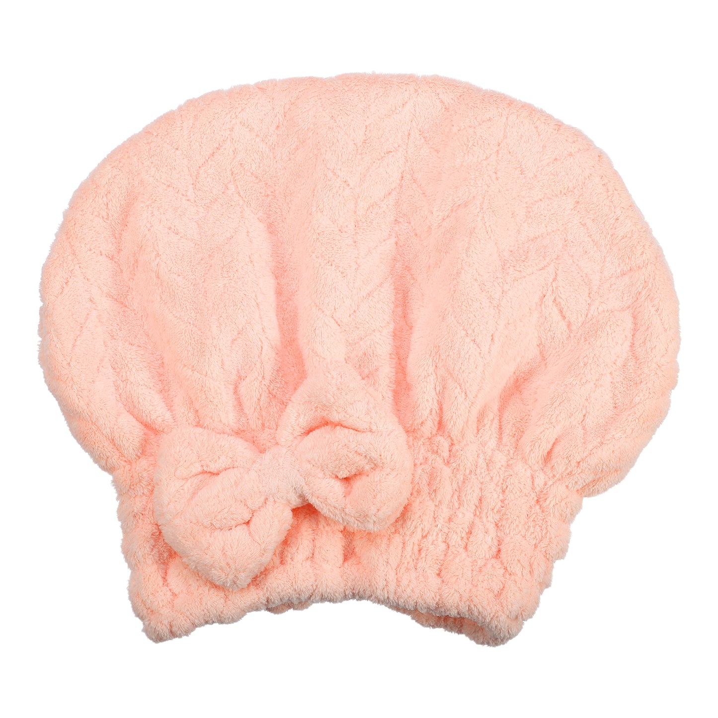 Diamond Shape Quick Drying Absorbent Hair Towel Dry Cap Pink