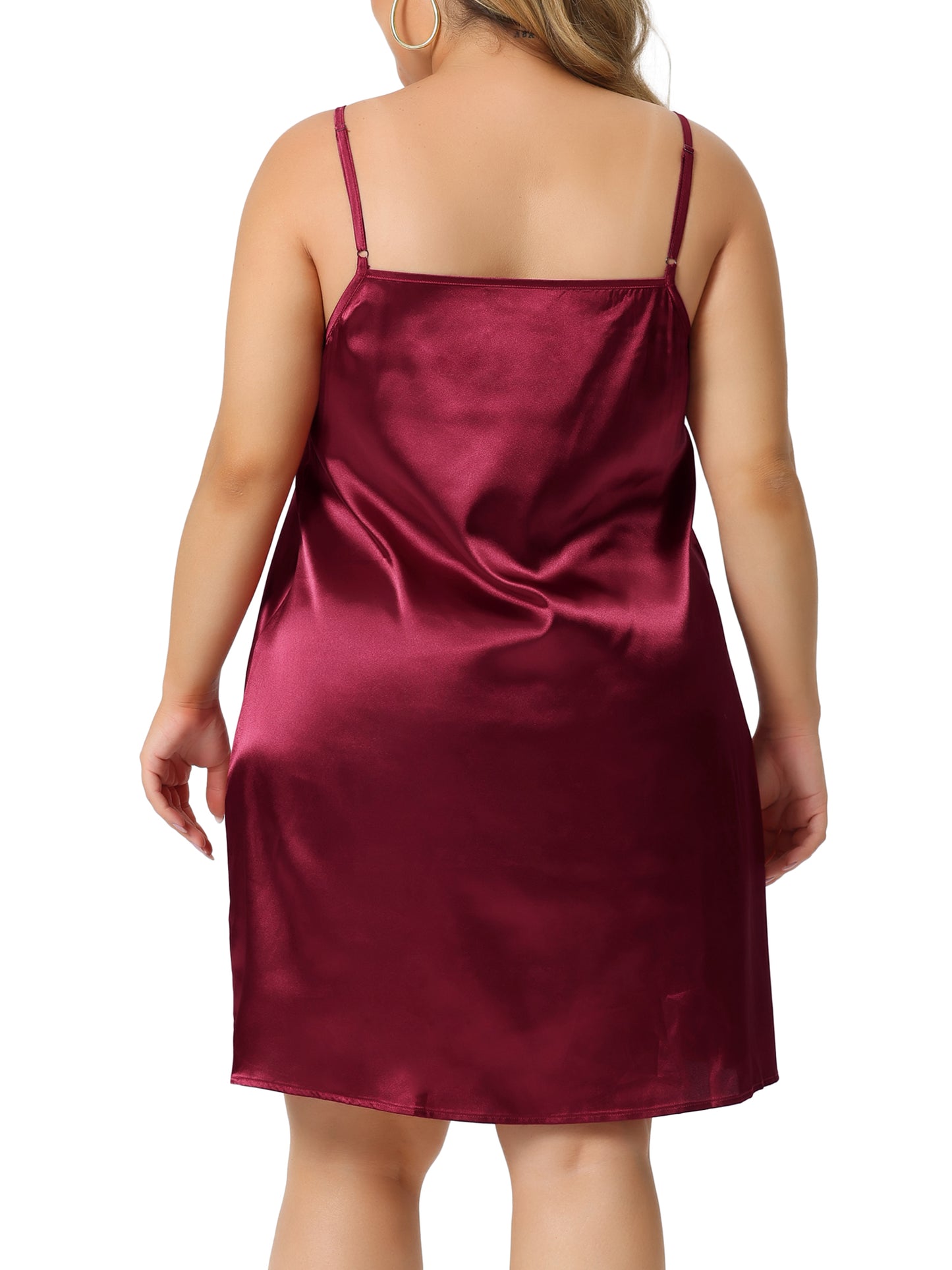 Women Plus Size Nightgown Ruffle Nightgowns Spaghetti Lounge Sleep Dress