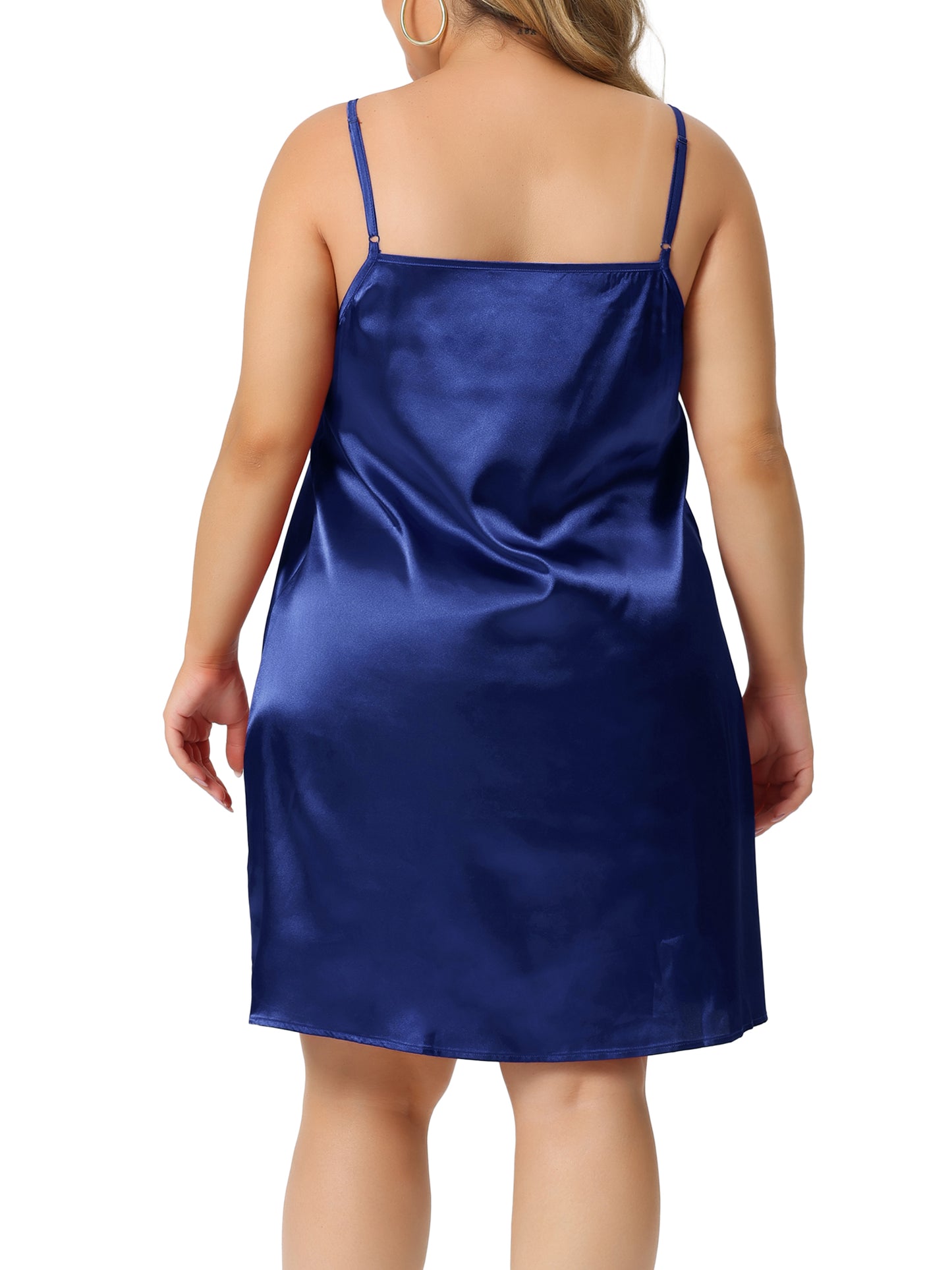 Women Plus Size Nightgown Ruffle Nightgowns Spaghetti Lounge Sleep Dress