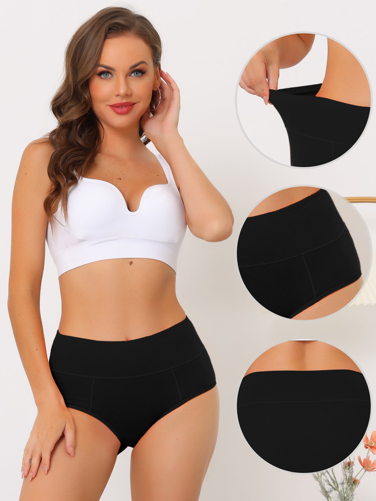 Women's High Waist Briefs (Available in Plus Size)