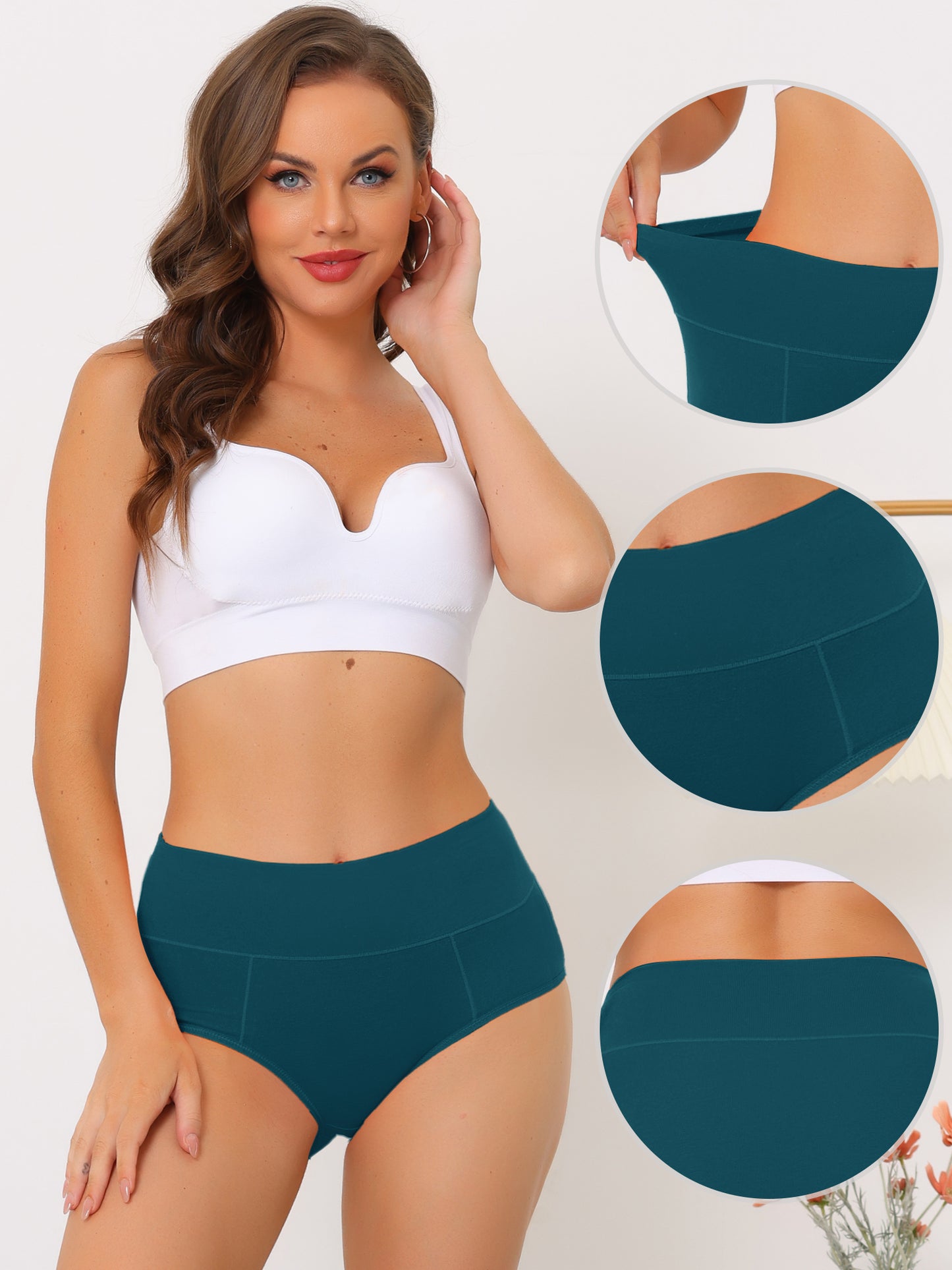 Women's High Waist Briefs (Available in Plus Size)