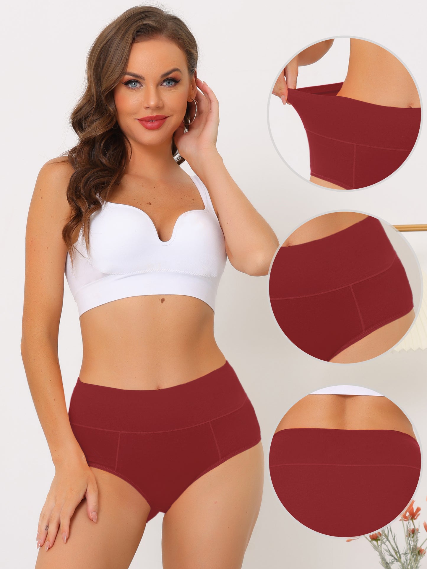 Women's High Waist Briefs (Available in Plus Size)
