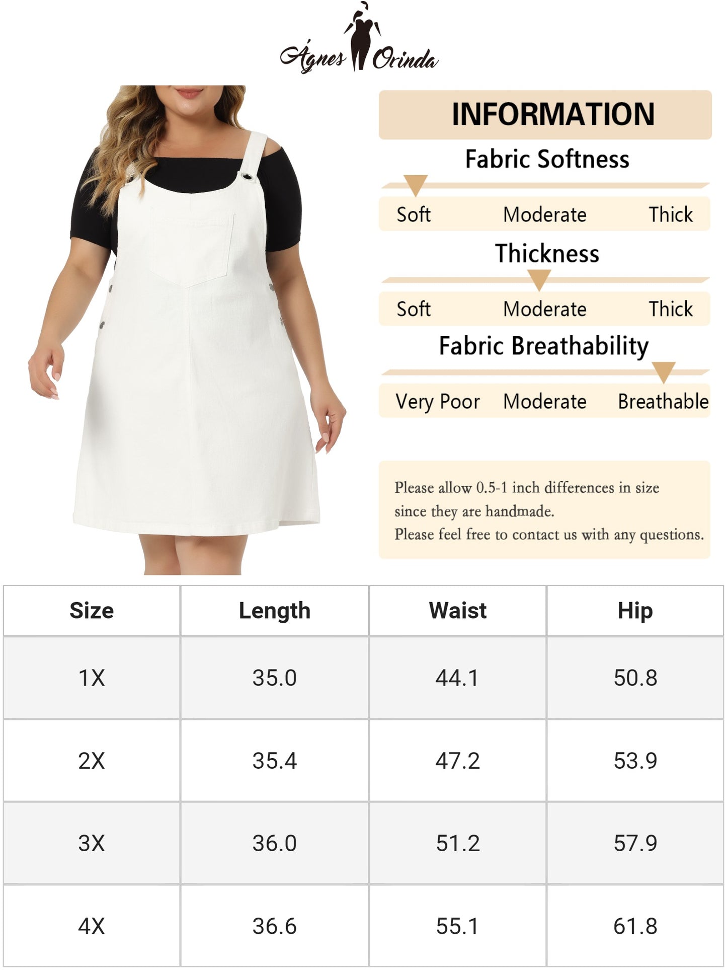 Women's Plus Size Denim Overalls Dress Suspenders Skirt Jumper Dresses Jean Overall Bib Dress