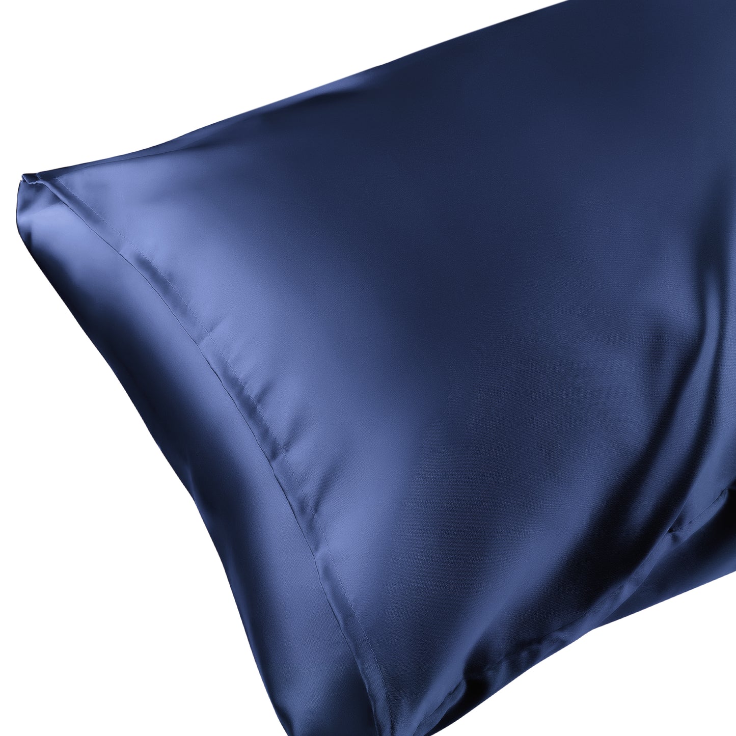 Satin Pillowcase for Hair and Skin Breathable and Soft Set of 2 with Envelope Closure