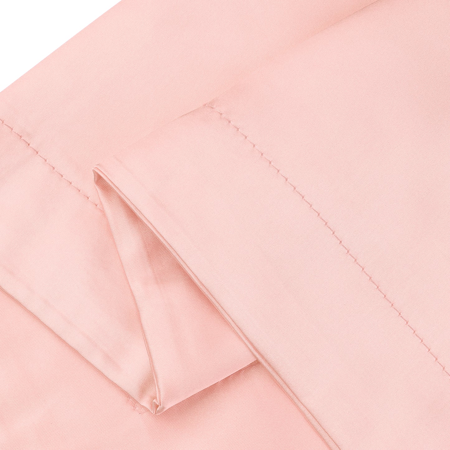 Satin Pillowcase for Hair and Skin Soft and Smooth Set of 2 with Envelope Closure