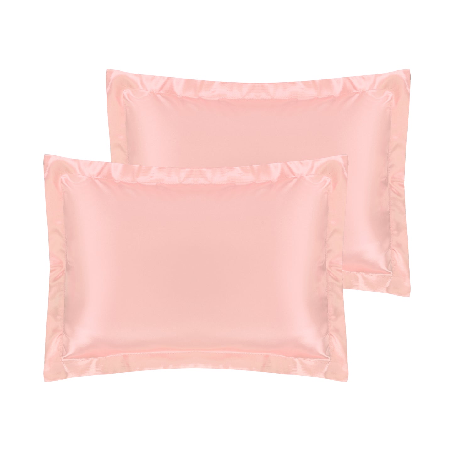 Satin Pillowcase for Hair and Skin Soft and Smooth Set of 2 with Envelope Closure