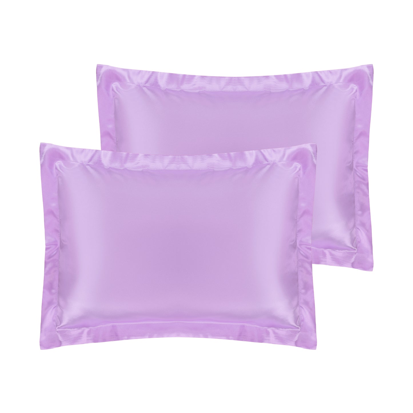 Satin Pillowcase for Hair and Skin Soft and Smooth Set of 2 with Envelope Closure