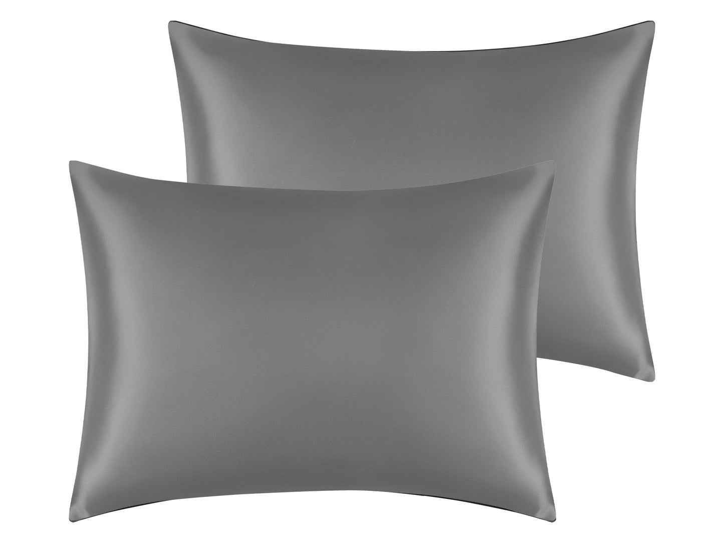 Satin Pillowcase Set of 2 Soft and Comfortable for Hair and Skin with Envelope Closure