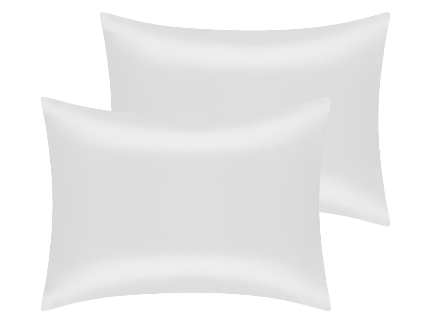 Satin Pillowcase Set of 2 Soft and Comfortable for Hair and Skin with Envelope Closure