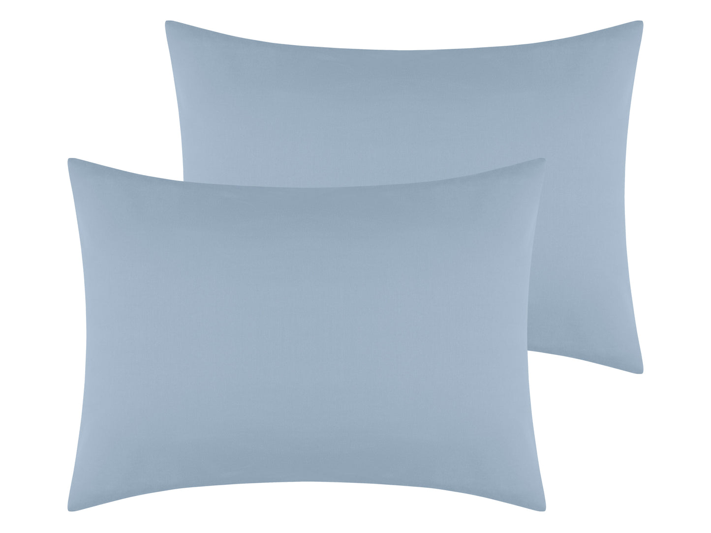 Cotton Pillowcases Set of 2 with Envelope Closure for Softness and Durable Standard