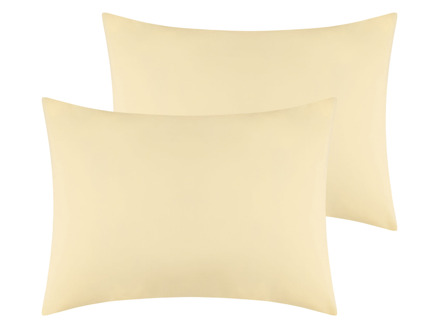 Cotton Pillowcases Set of 2 with Envelope Closure for Softness and Durable Standard