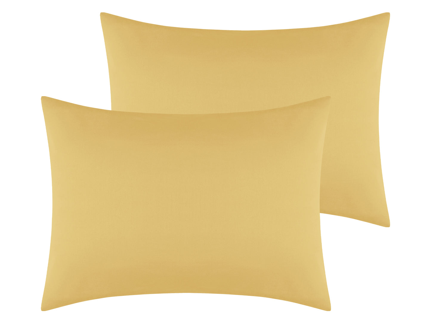 Cotton Pillowcases Set of 2 with Envelope Closure for Softness and Durable Standard