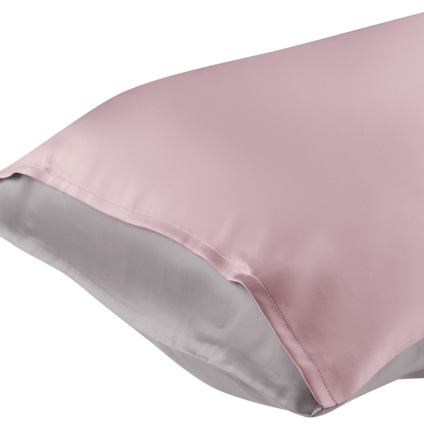 Satin Silk Pillowcase with 1 Pcs for Hair and Skin, Natural Silk Pillow Case with Envelope Closure