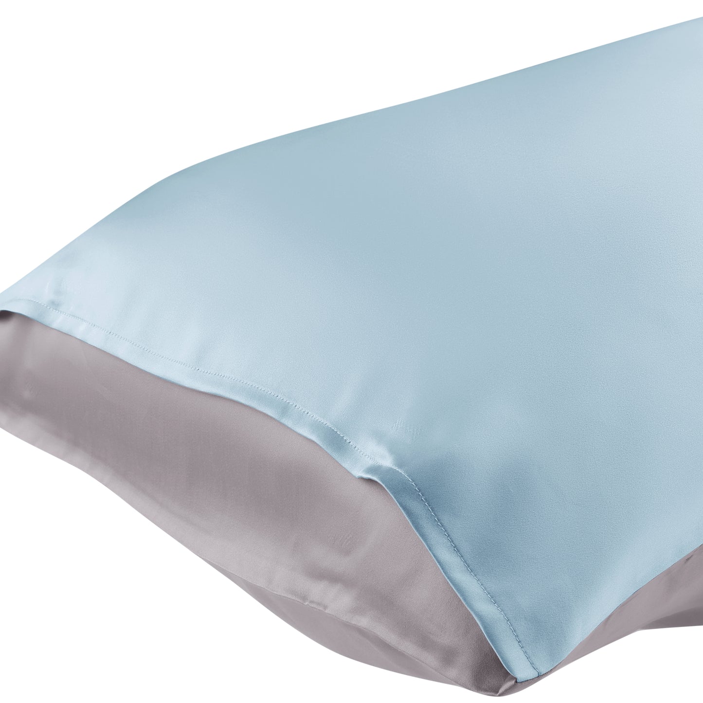 Satin Silk Pillowcase with 1 Pcs for Hair and Skin, Natural Silk Pillow Case with Envelope Closure