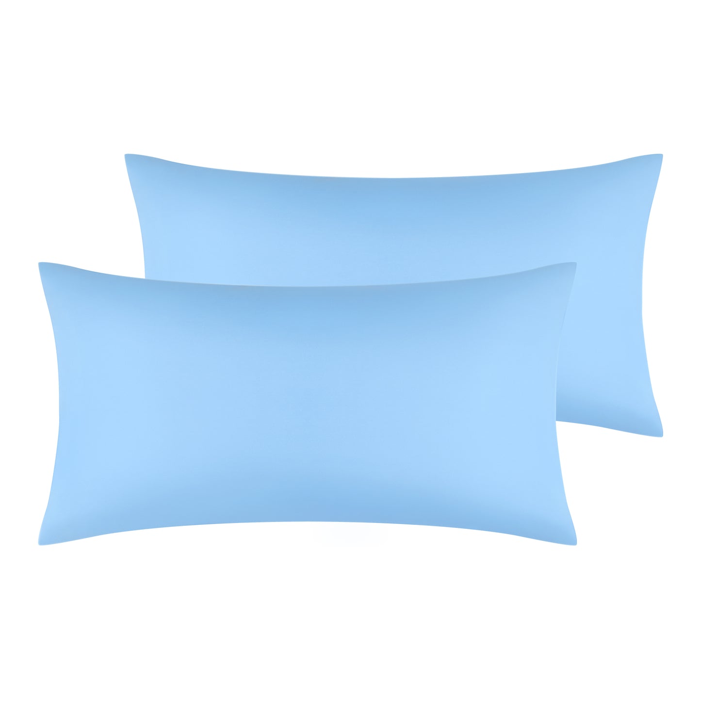 Cooling Pillowcase Set of 2 with Envelope Closure, Easy Care Pillow Cases for Friends Standard