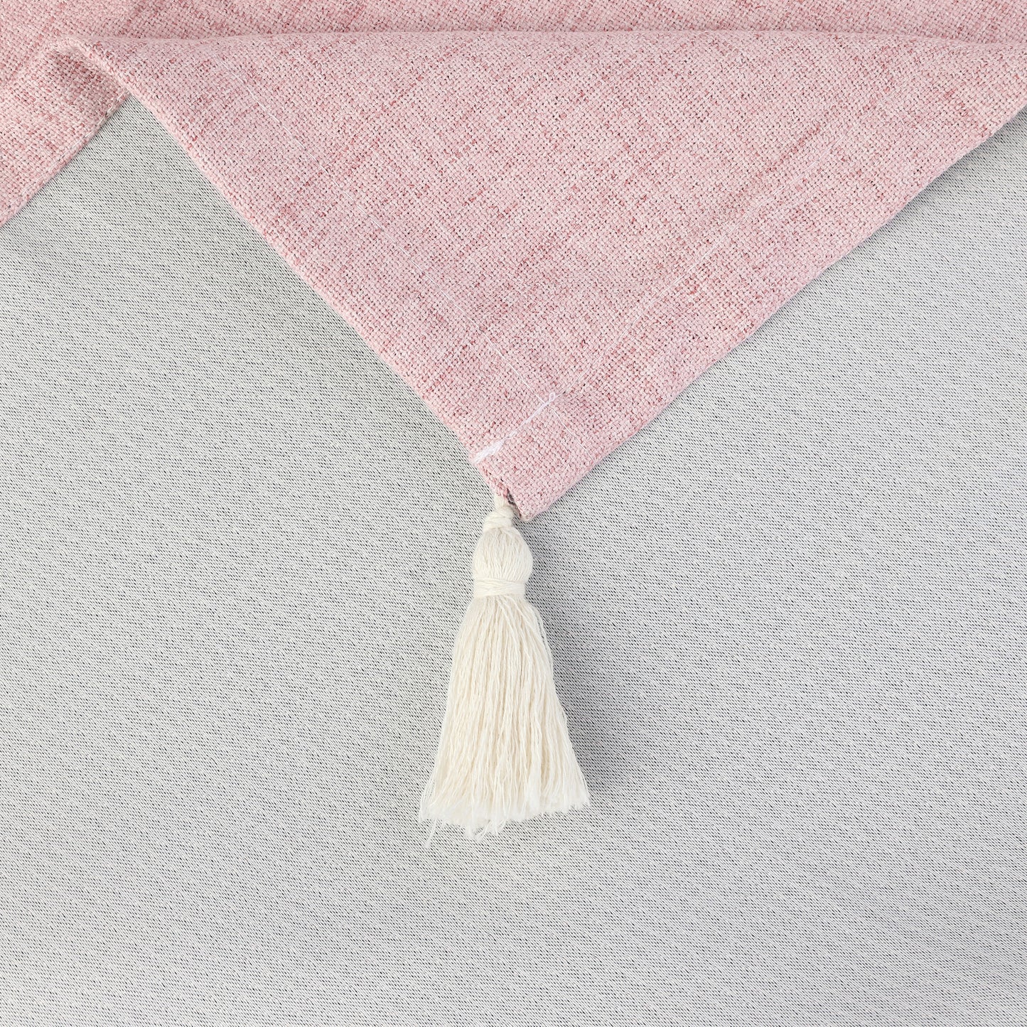 1 Pack Rectangle Tablecloth with Tassels, Wrinkle Resistant Washable Cotton Linen