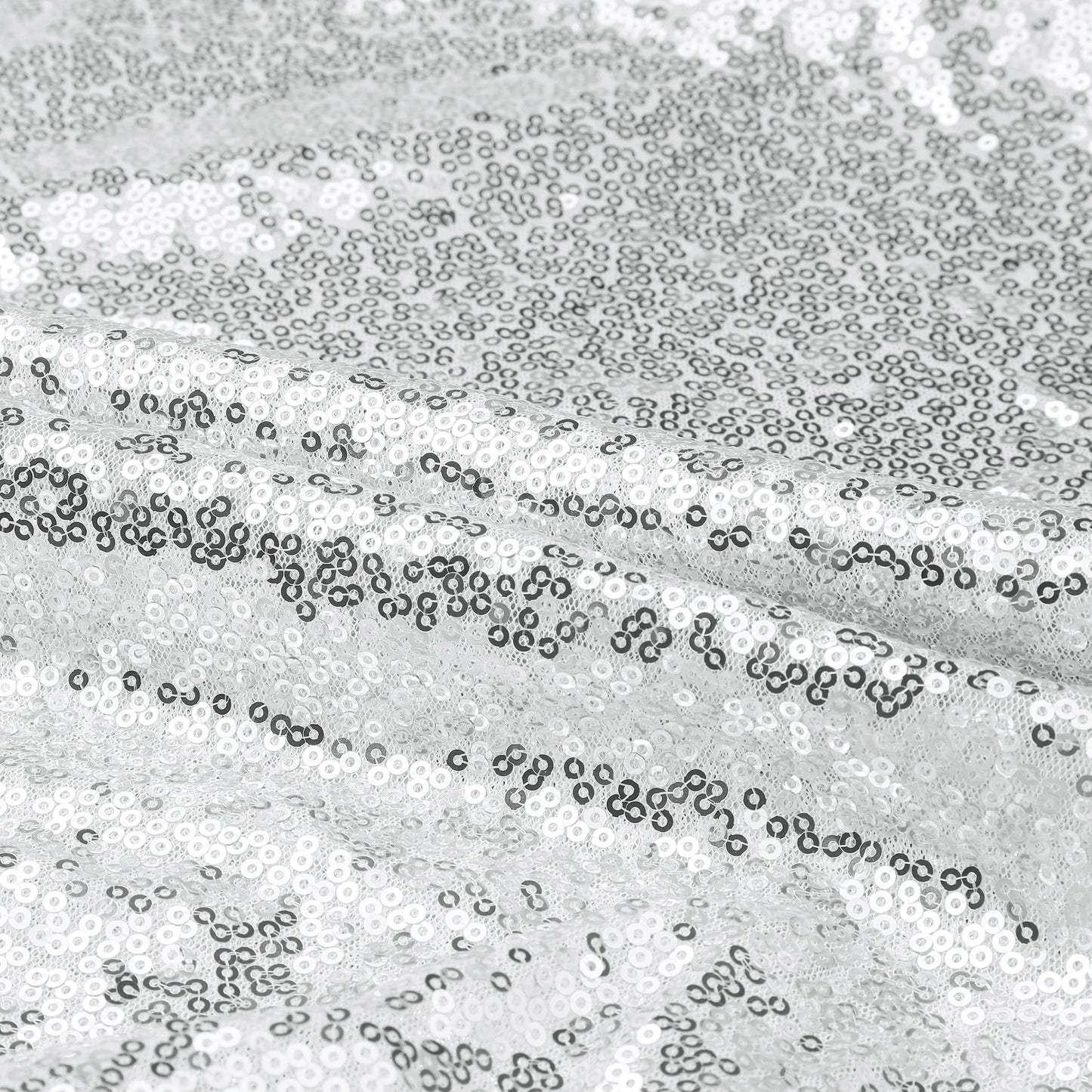 1 Pack Rectangle Tablecloths, Polyester Sequin Table Cover