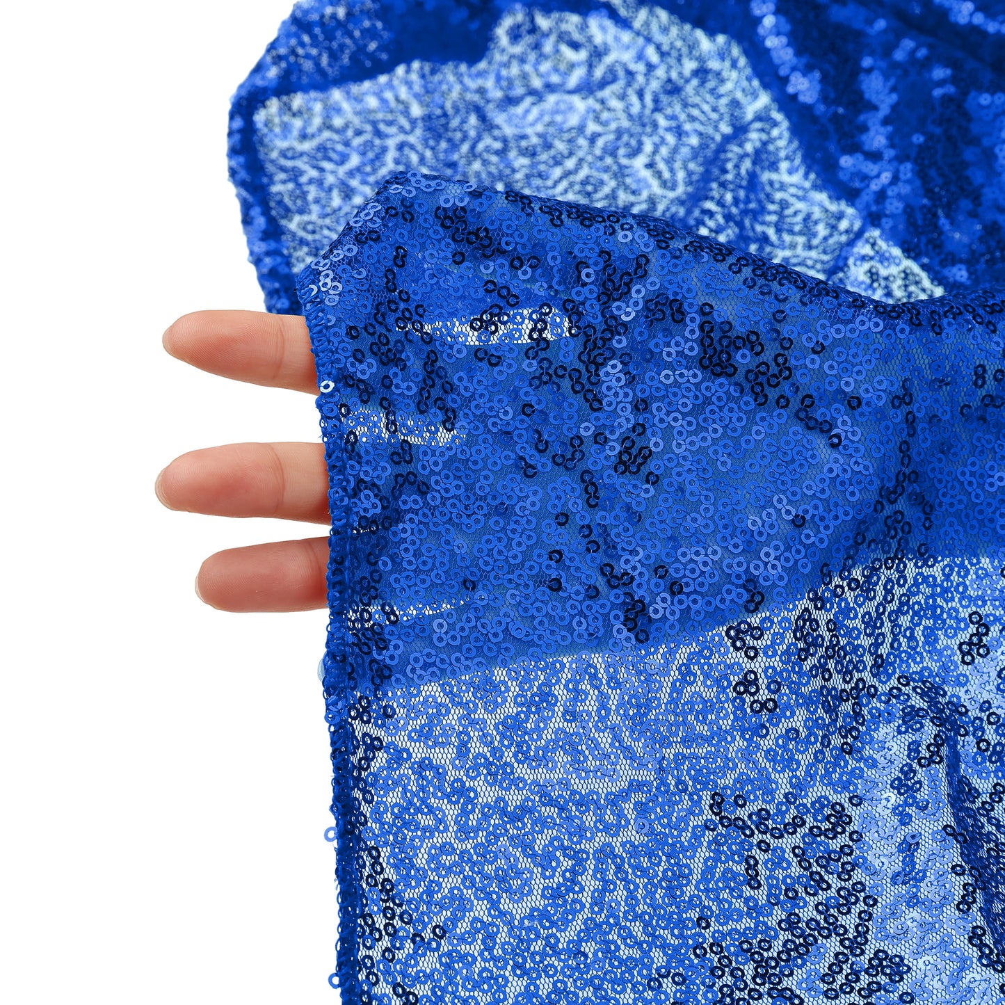 1 Pack Rectangle Tablecloths, Polyester Sequin Table Cover