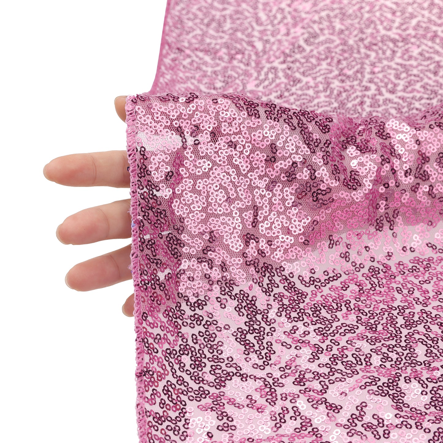1 Pack Rectangle Tablecloths, Polyester Sequin Table Cover