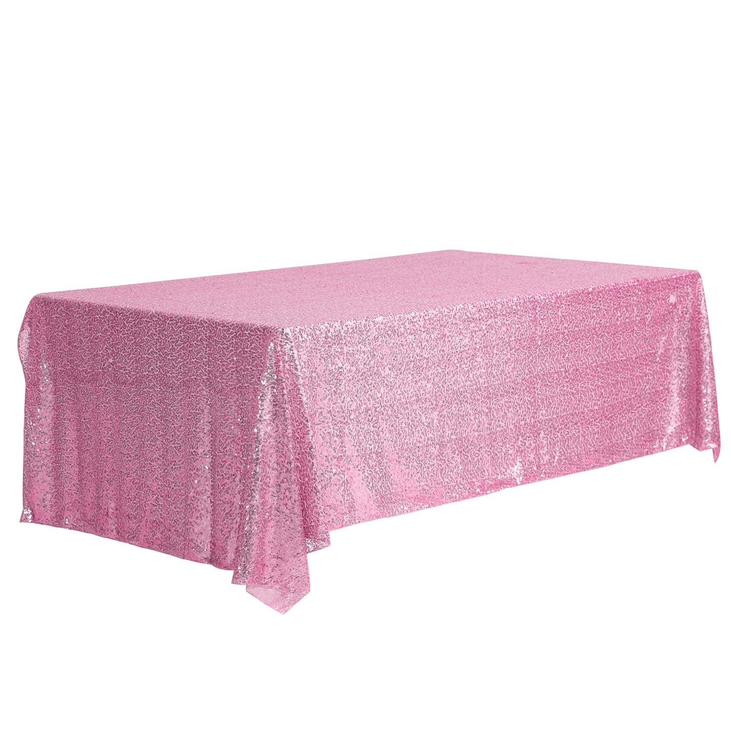1 Pack Rectangle Tablecloths, Polyester Sequin Table Cover